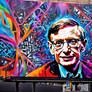 Stephen Hawking Graffiti Art
