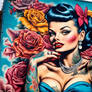 Pin-up Graffiti Art