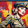 Pin-up Graffiti Art