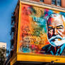 Ernest Hemingway Graffiti Art