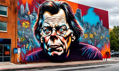 Stephen King Graffiti Art