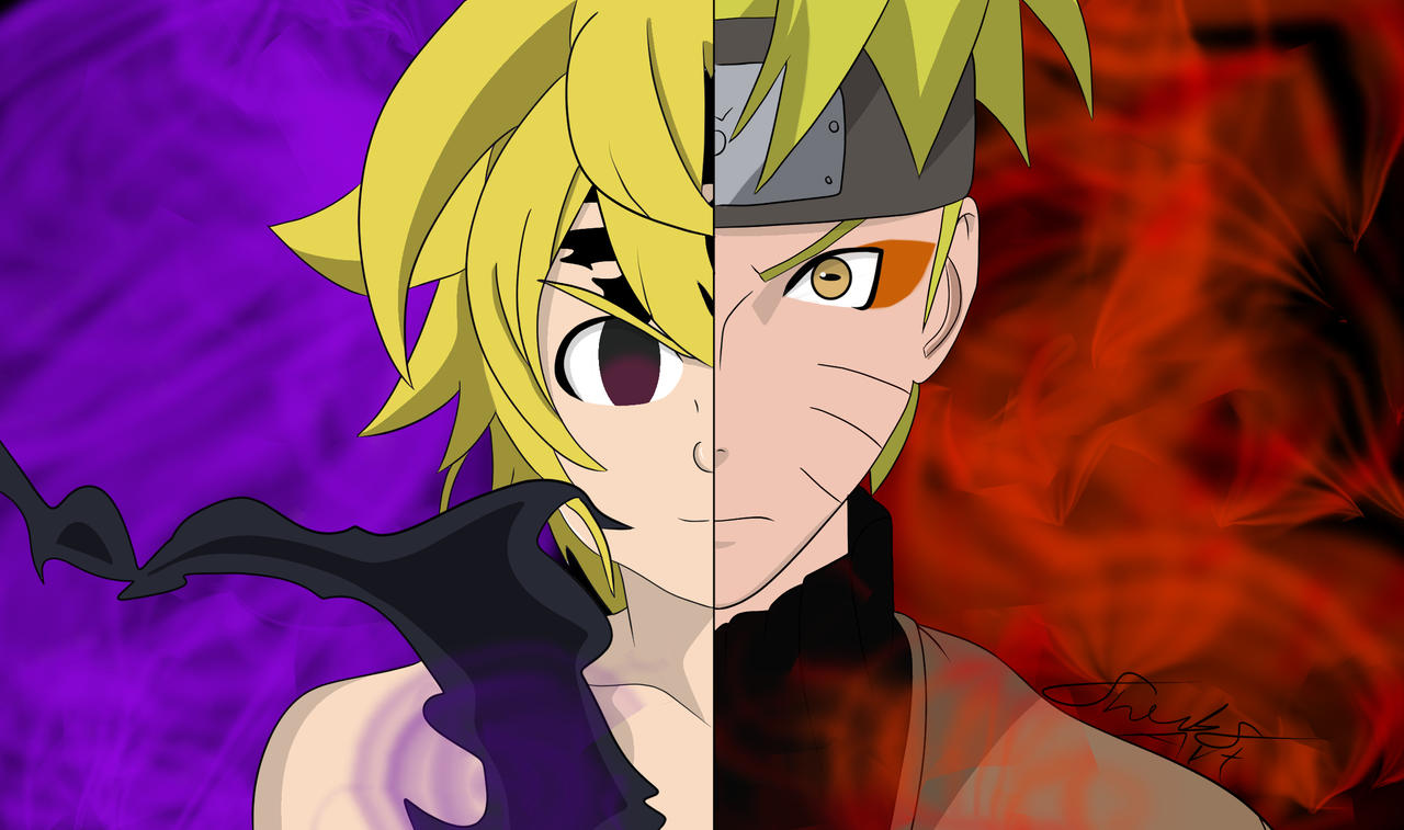 Meliodas Naruto Uzumaki by SheebsArt on DeviantArt