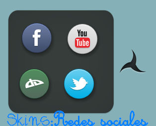 accesos directos [redes sociales] xwidget