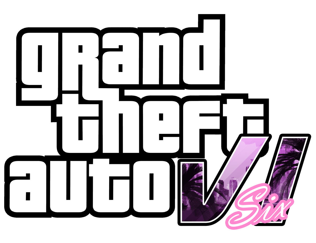 Grand Theft Auto VI logo (unofficial) by Skarnox on DeviantArt