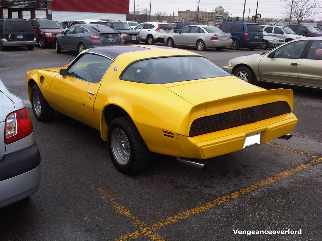 Yellow Trans-Am FireBird - Rear View by Vengeanceoverlord on DeviantArt