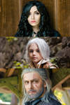Witcher: Yennefer, Ciri and Geralt