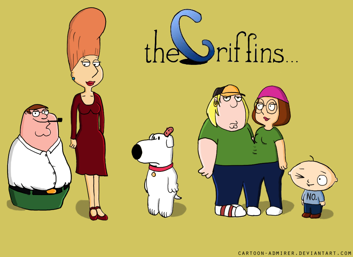 Griffin Family as the Oblongs by Cartoon-Admirer on DeviantArt