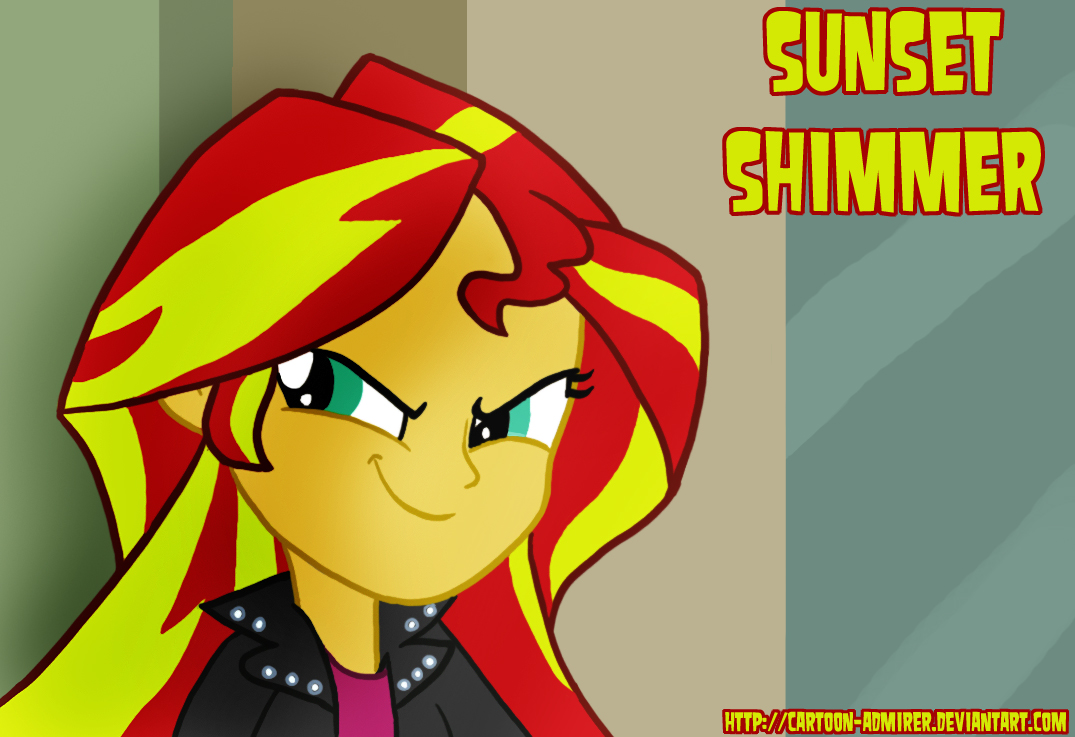 Sunset Shimmer Smirk