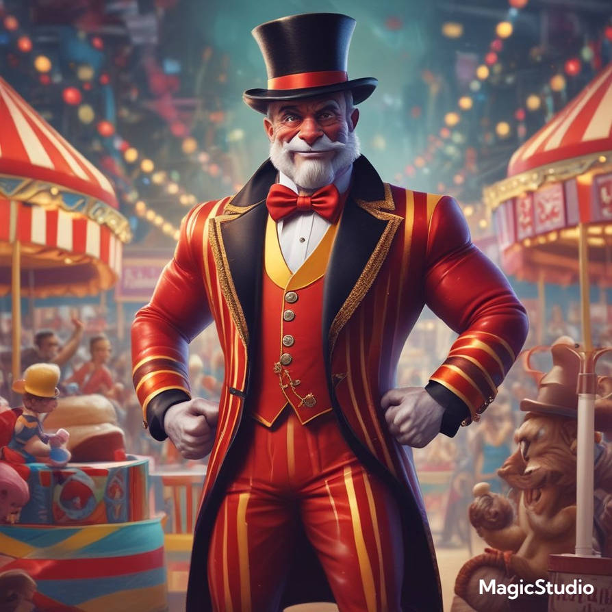 Red gold stripe Ringmaster older by captaintigertail on DeviantArt
