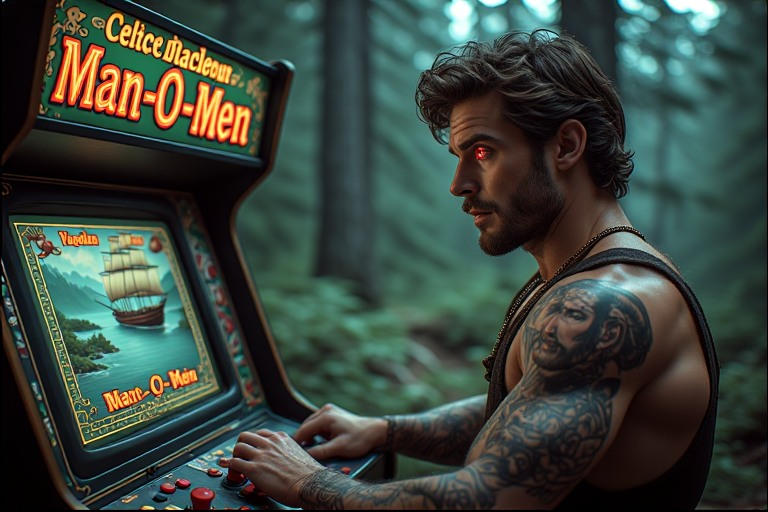 Arcade Men Alternate Universe Arcade Man-O-Men by captaintigertail on DeviantArt