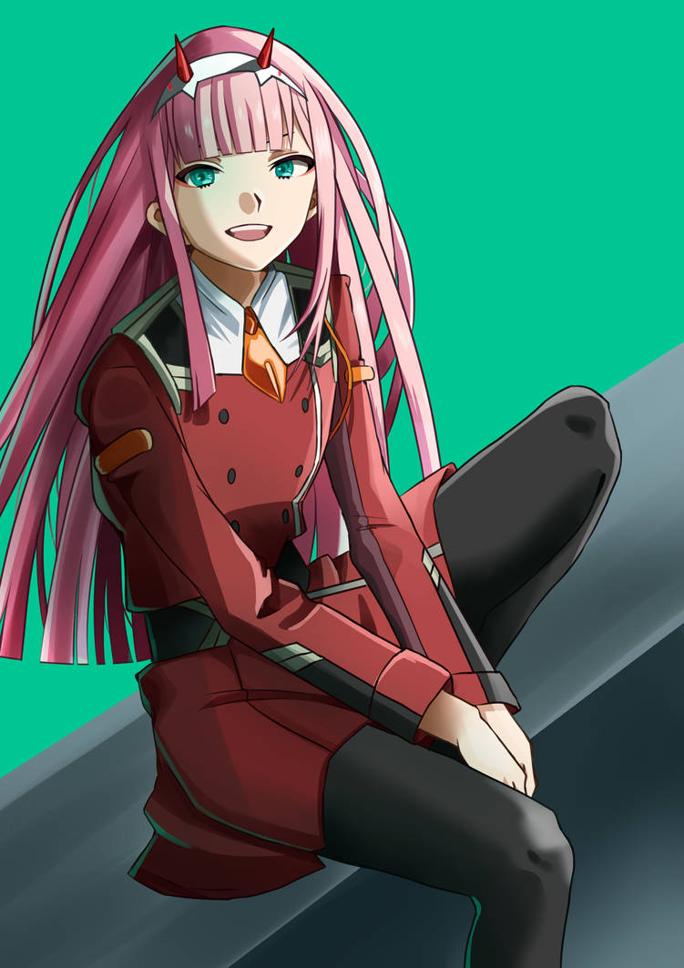 Zero Two Middle Zero Two by SSmv on DeviantArt