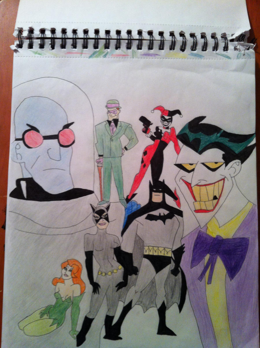 Batman Fighting His Rouges Batman and his Rogues Gallery by Panda32510 on DeviantArt