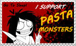 Pasta Monsters Stamp by Onslaught14