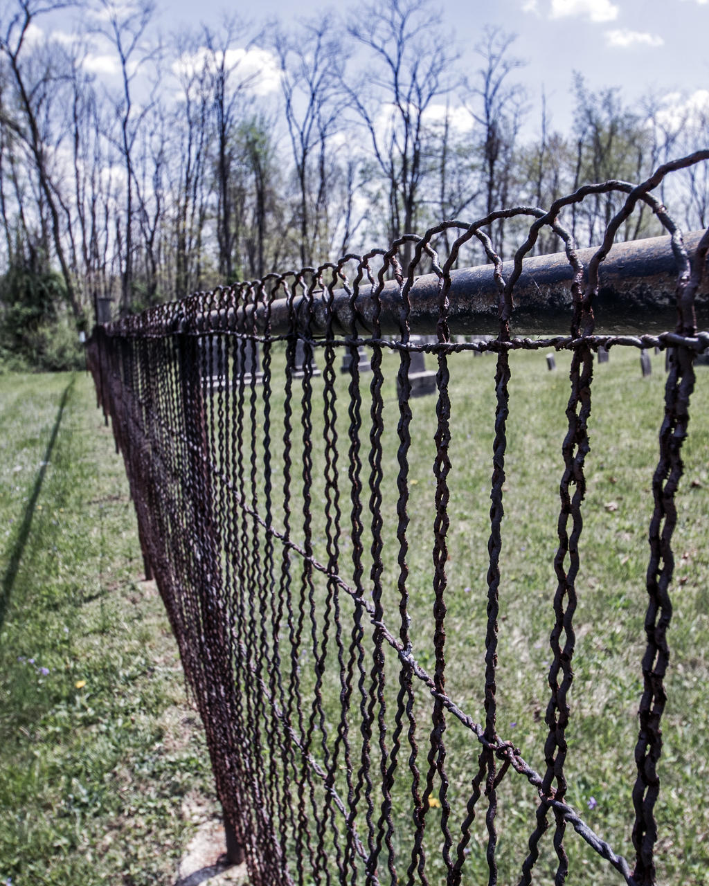 An Old Metal Fence