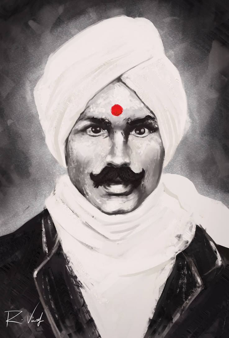 Subramanya Bharathi Portrait by Vinorathinam on DeviantArt