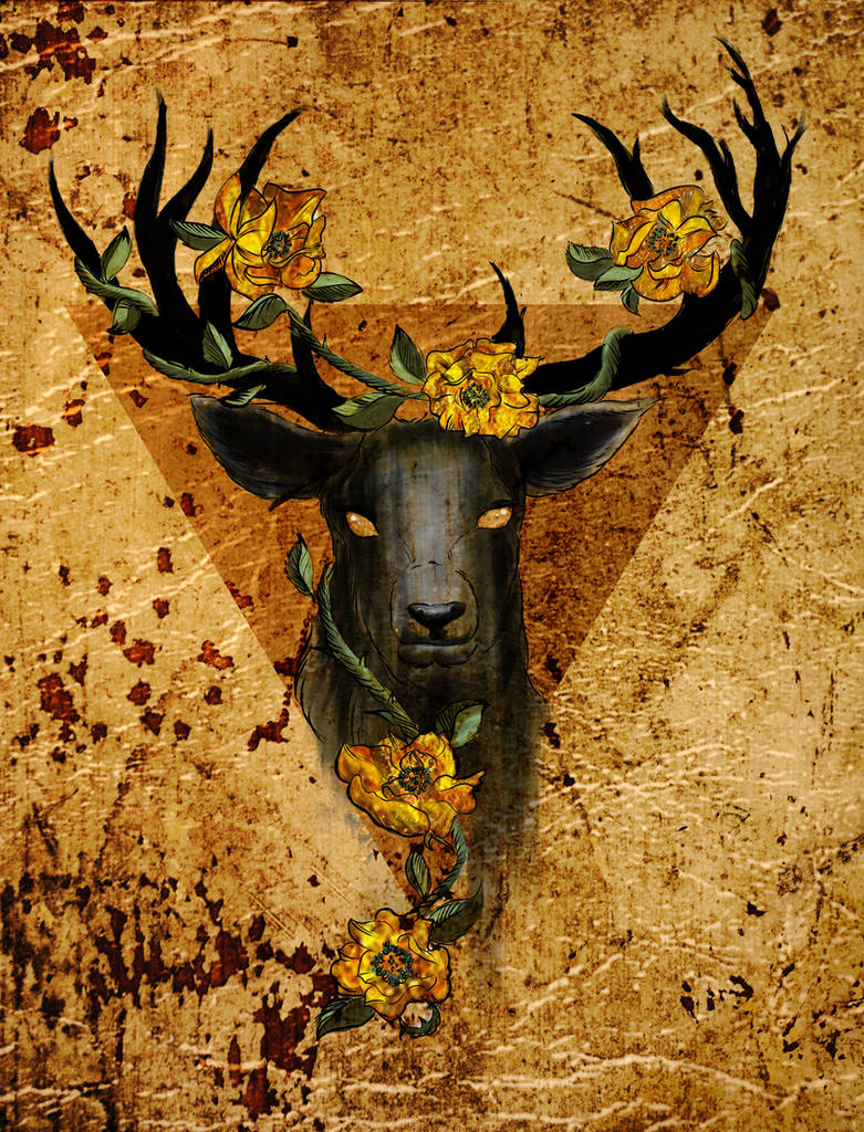 The Stag And The Rose by Holmes-JA