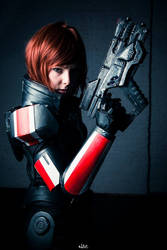 Femshep Cosplay - I'm the commander