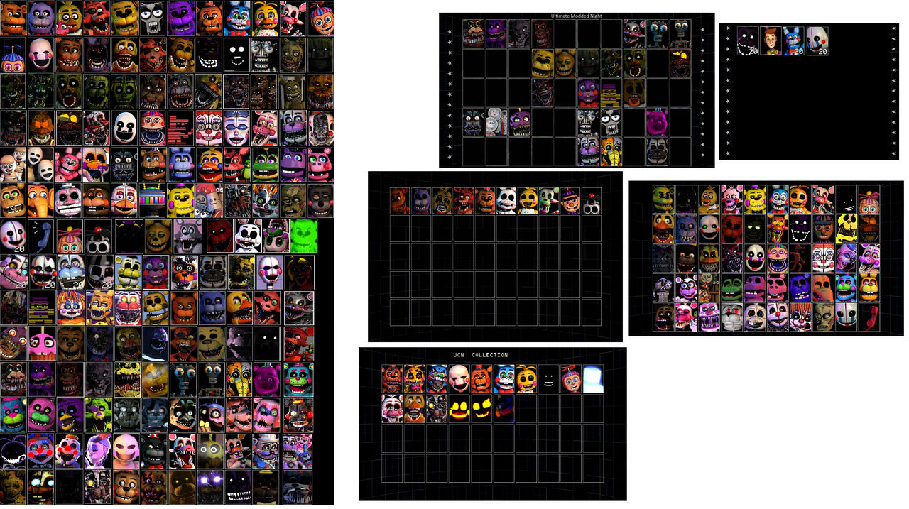 Fanf7 Animatronics FNAF 7 by ctlrtdbx on DeviantArt