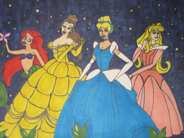 princesses by apacaud on DeviantArt