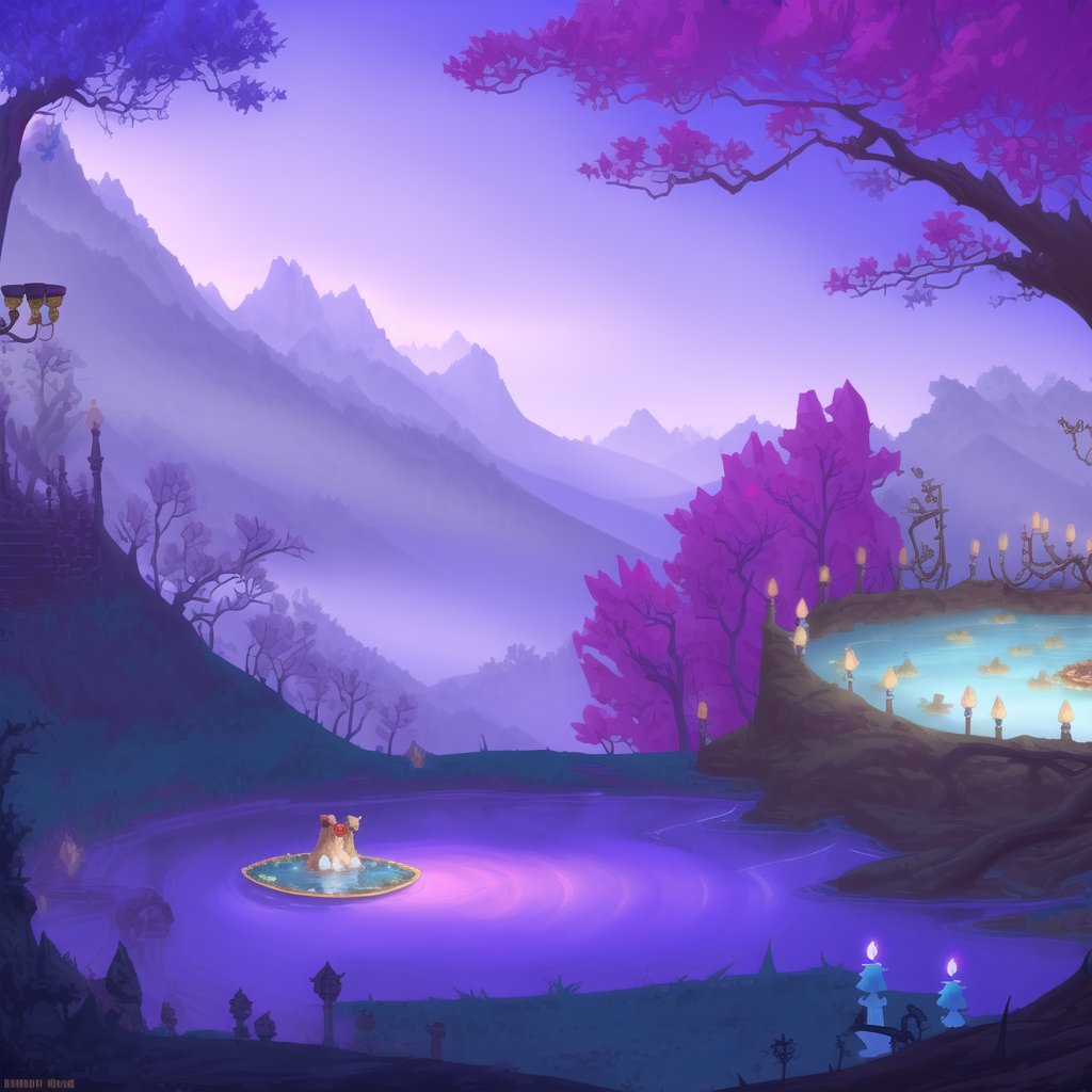 Fantasy Hot Springs Pink by Wanderlands on DeviantArt