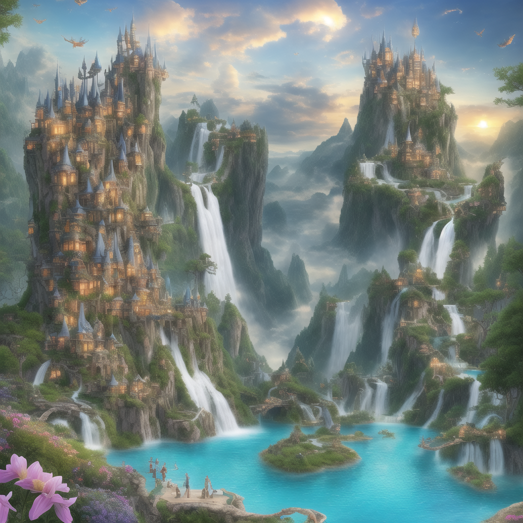 Vilage R Water Fall Beautiful Village With Waterfalls by Wanderlands on DeviantArt
