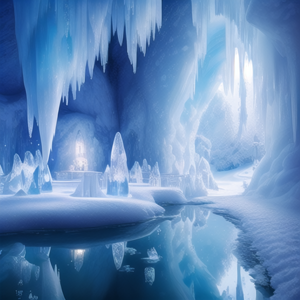 Fantasy Ice Cave by Wanderlands on DeviantArt