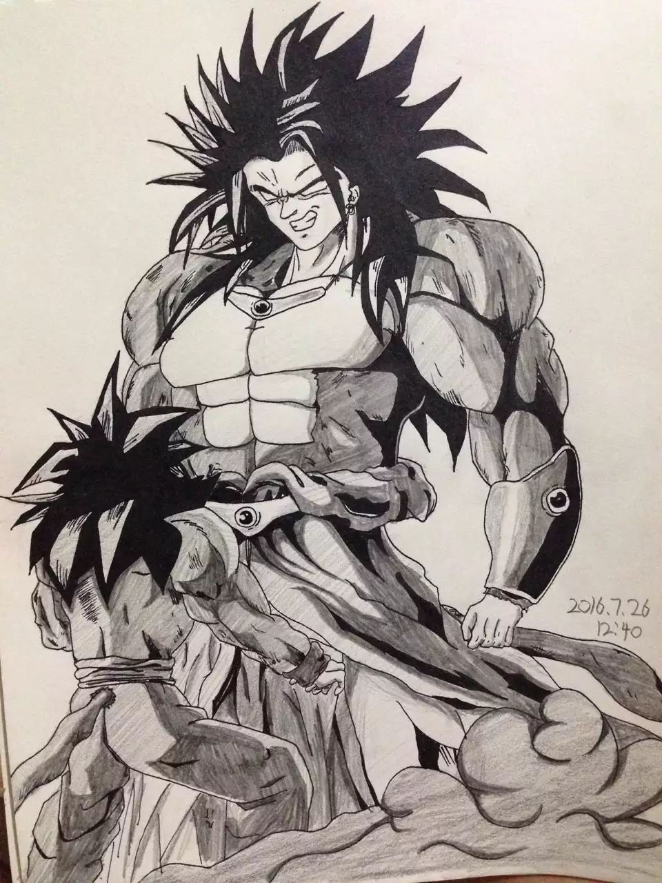 Broly Super Saiyajin  Dragon ball super manga, Dragon ball super goku,  Dragon ball goku