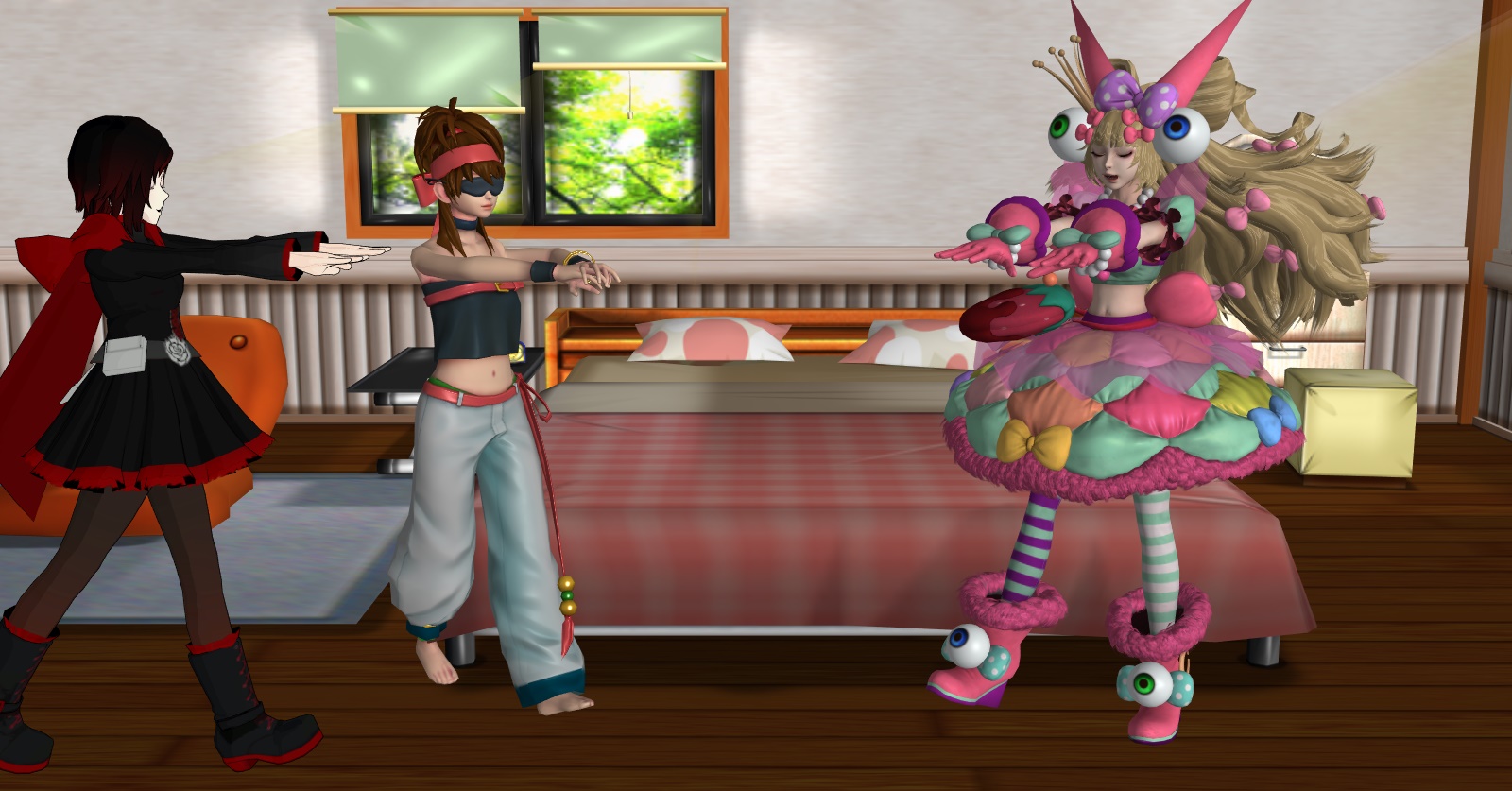 Sylvie, Momoko, and Ruby's Sleepwalking Scene by ShadowStarNebula on ...