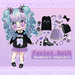 Pastel Goth Girl Auction [Open]
