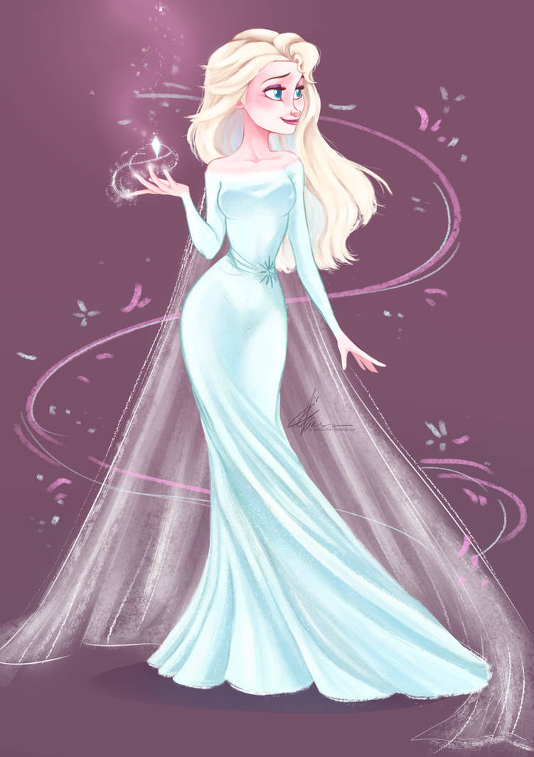 Elsa's Magic by FreesiasArt on DeviantArt