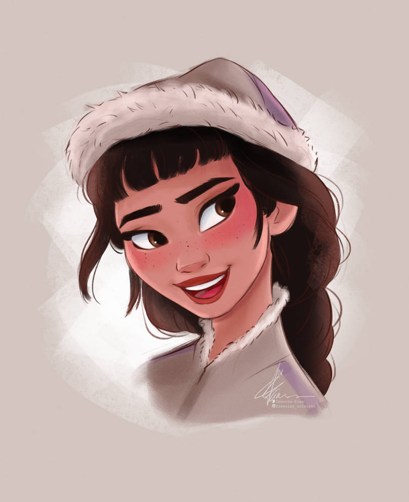 Honeymaren Sketch Frozen 2 by FreesiasArt on DeviantArt