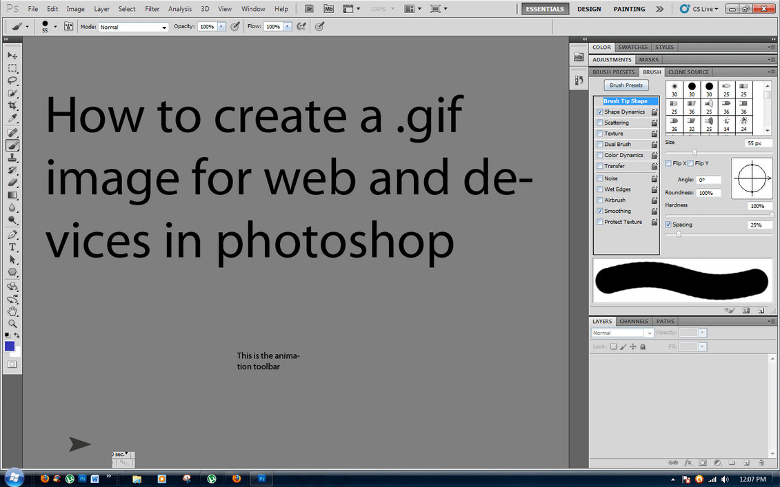 Tutorial Time Gif Photoshop gif tutorial IN GIF by ducky108 on DeviantArt
