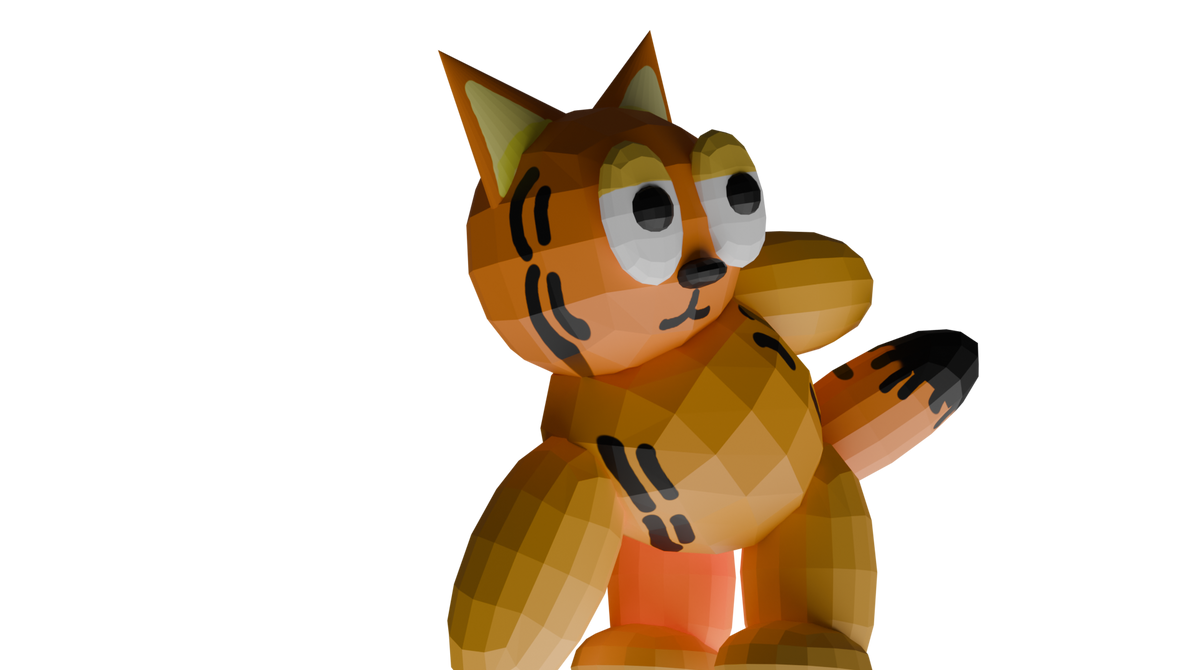 Goofy Garfield render by VillainMark on DeviantArt