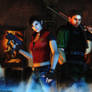 Resident evil wallpaper Chris and Claire