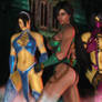Mortal kombat wallpaper-Kitana/Mileena/Jade