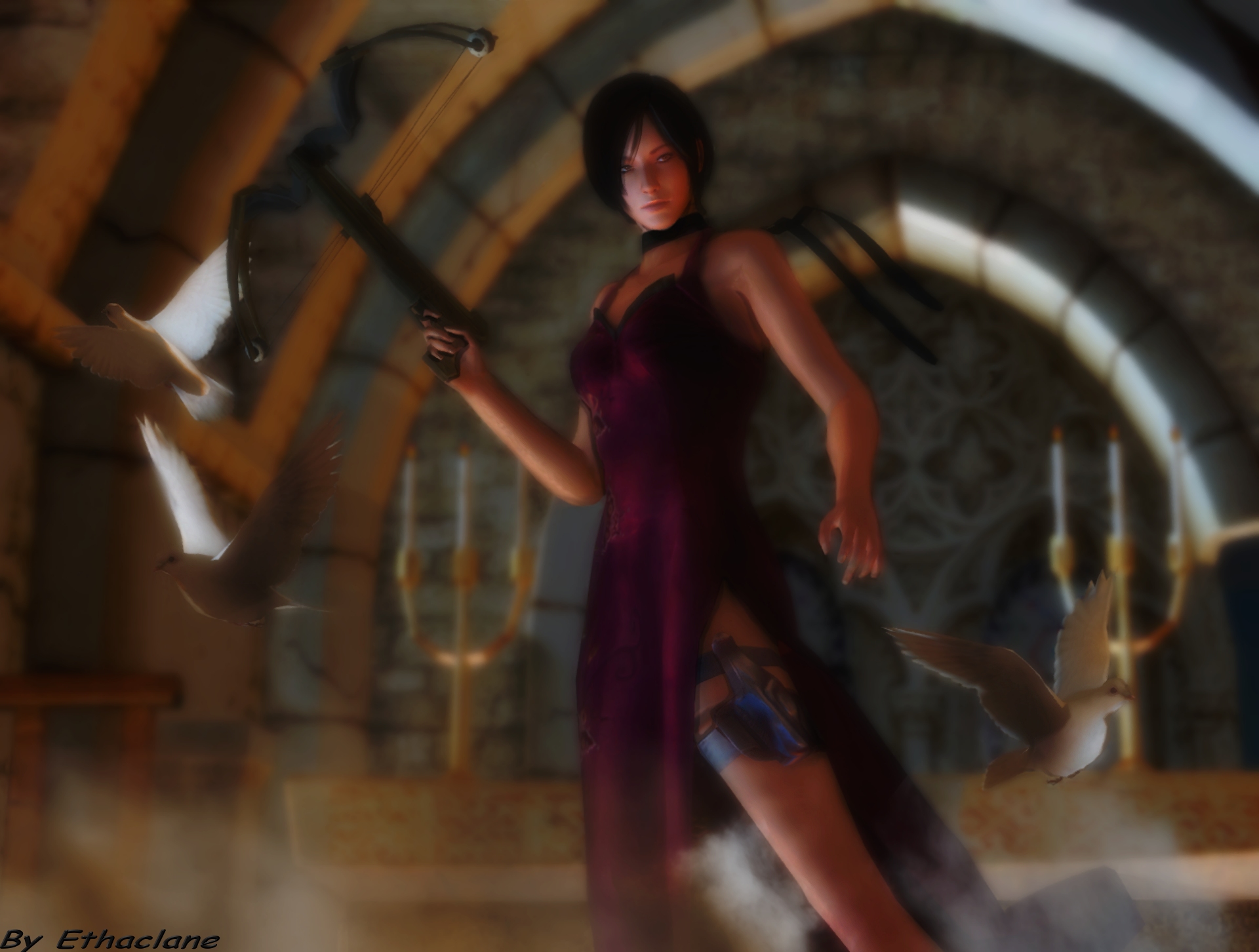 Resident evil wallpaper - Jill Valentine S.T.A.R.S by ethaclane on  DeviantArt