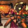 Mortal Kombat wallpaper - Jade and Mileena