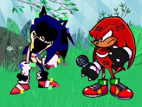 Knuckles vs Infected Sonic.exe by SquareBoi69 on DeviantArt