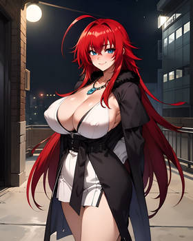 Rias Gremory - Cold night walk