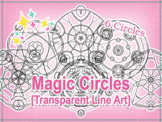 Magic Circles (Line Art/Art Asset)