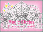 Magic Circles (Line Art/Art Asset) by AwesomeStock