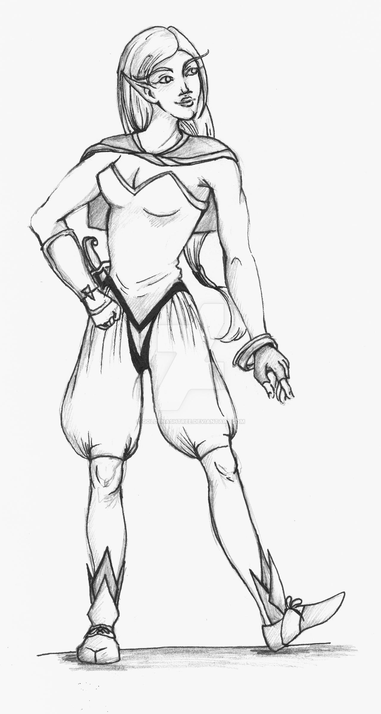 WoW character concept by GoldenAshTree on DeviantArt