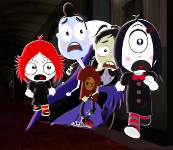 Ruby Scream Ruby Gloom Frank And Len Misery Iris Scream by Kylewithem on DeviantArt