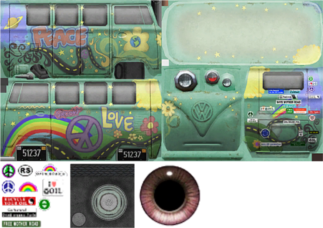 Filmore Texture From Cars GameCube by Kylewithem on DeviantArt