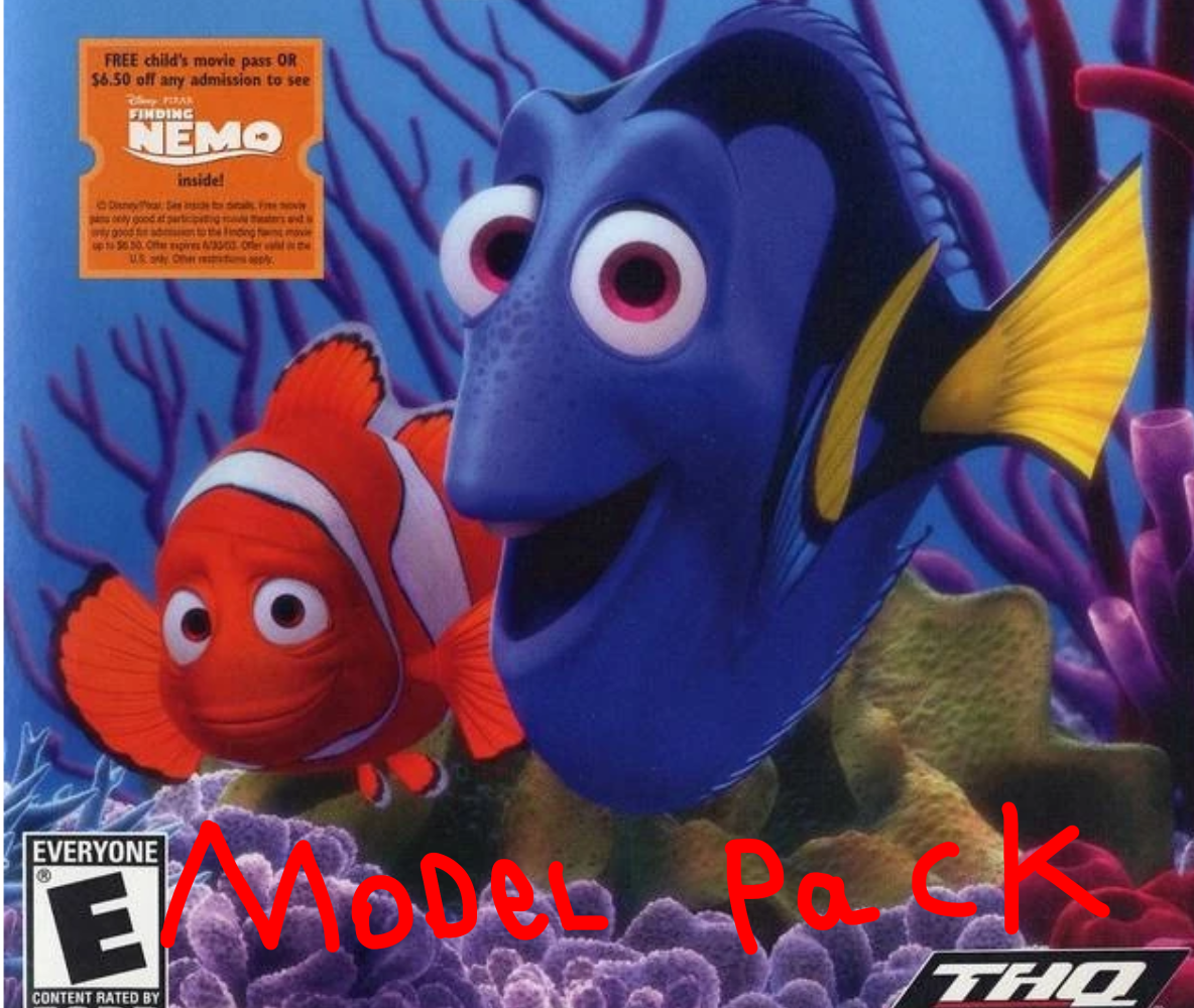 Finding Nemo Model Finding Nemo Model Pack by Kylewithem on DeviantArt