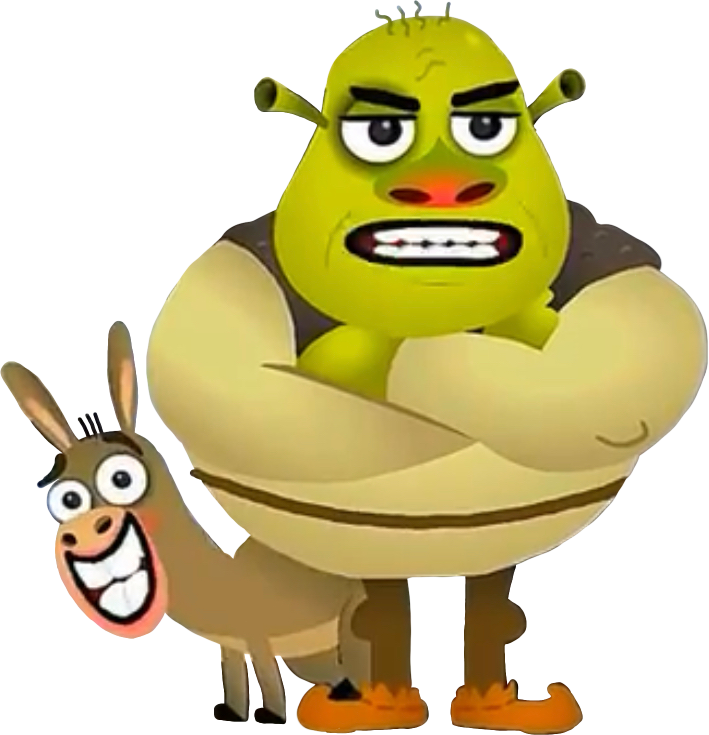 Shrek out side!! Png meme by Kylewithem on DeviantArt