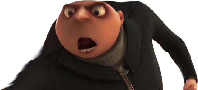 Gru doing the Urg Face by RedKirb on DeviantArt