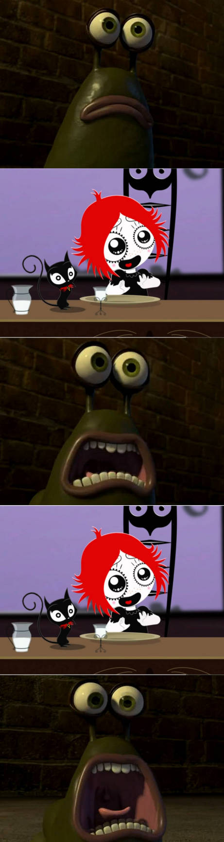 Ruby Rodd Screaming Ruby Gloom meets the Screaming Slug by Kylewithem on DeviantArt
