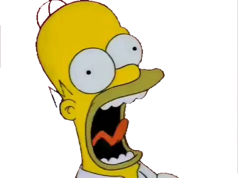 Horner Simpson Scream Face by Kylewithem on DeviantArt