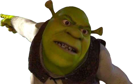 Shrek out side!! Png meme by Kylewithem on DeviantArt